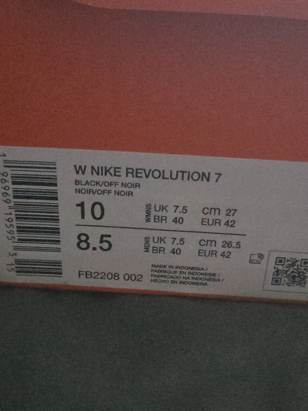 Nike Black Athletic Running Shoes